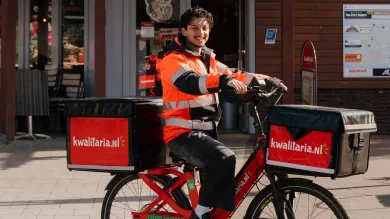 Word bezorger bij Kwalitaria